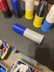 37mm 3D Printed Base. CNC Alum 34.4mm ID (same Fit) Sizes 1.8/2/2.5/3/4/5”