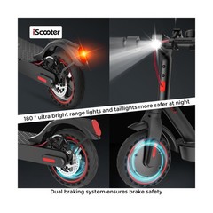 IScooter Electric Scooter Adults & Big Kids, 500/650 Peak Power, Up to 15/18/…