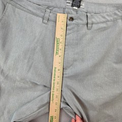 Travis Mathew Gray Heathered Herringbone Casual Shorts Size 38 Golf Walking
