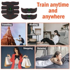 1Pcs Rechargeable Abdomen Muscle Exercise ABS Stimulator Fitness Binder Home Use