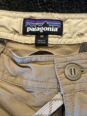 Patagonia Men’s Sz 30 Hiking Shorts Flat Front ~Olive Drab~ Nylon/Elastane