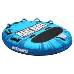 Uimoso Towable Tube for Boating, Inflatable 3-Person Water Sport Tube