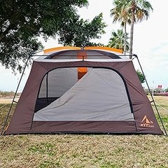 Extra Large Tent 12 Person,Family Cabin Tents,2 Bay-Windows,2 Rooms and 3 Doors