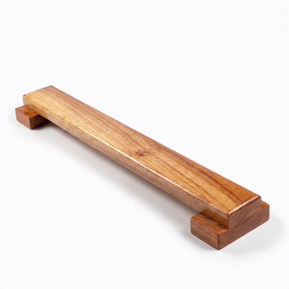 Shena Push Up Board – Solid Indian Rosewood Traditional Push Up Bar for Exercise
