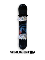 Snowboard wall mount hanger rack Sims Burton Nitro Flow Arbor Union Jones Forum