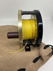 Bill Ballan Salmon Reel Right Hand Wind Brass Finish 3.5”