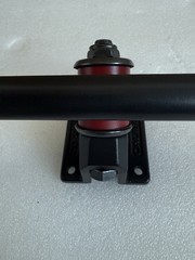 Pair Caliber-II 184mm 50° Blackout Trucks 10” Black Longboard Full Circle