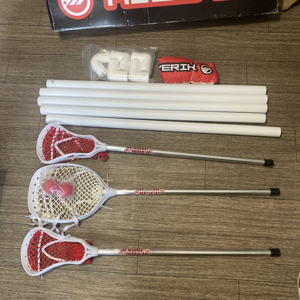 Maverik Mini Indoor/Outdoor Lacrosse Set New For Home Use And Practice!