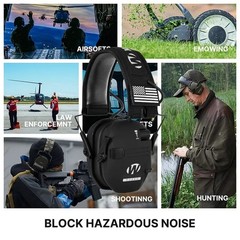 Walkers Electronic Ear muff Shooting Ear Protection Hearing Muff Slim Anti-noise