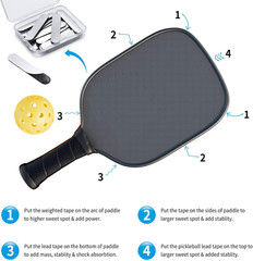 30PCS Lead Tapes, 3G High Adhesive Lead Tape for Pickleballs,Tennis, Golf Clubs,