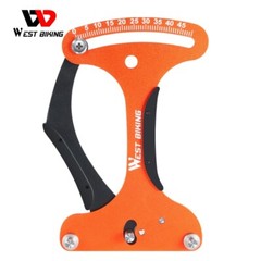 WEST BIKING Bike Spoke Tension Meter Measure Bicycle Wheel Repair Tool Orange