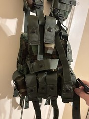 37mm USGI New Woodland Grenadiers Tactical Vest With 18 37mm DT Chalk Rounds