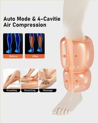 QUINEAR Cordless Calf Massager with Heat and Compression, Leg Massager for Ci…