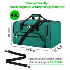 Sports Duffel Bag 20 inch for Travel Gym – Green 20 inch – 1.0