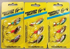 3-Panther Martin Trout Bass Spinners 1/8 Oz OD3 3 x 3 Packs