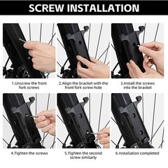 WEST BIKING Bicycle Front Fork Bag Waterproof Reflective Gravel Bike Bag 5.5L