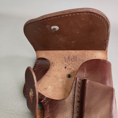 East Germany Leather Holster Police RH Mdl Marked for Makarov Pistol