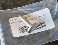 Beretta 92FS 96FS INOX HAMMER PIN – Solid Stainless NOT Coated