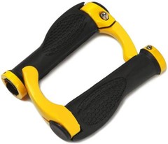 Ergonomic MTB Mountain Bike Bicycle Handlebar Rubber Grips Cycling Lock-On Ends