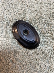 Vintage Original Unbranded Stock Pistol Grip Cap, W/Spacer, W/Measurements
