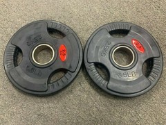 Preowned Pair of 2.5KG/5.5LB Barbell Weight Plates