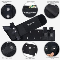 Belly Band Holster for Concealed Carry Gun Holster for Women and Men Size S L