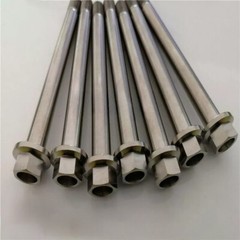 1x M10 x1.25 x 130 135mm Titanium Screws Flange Head Bolts for Motorcycle