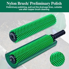 Ski Snowboard Roto Brush Kit with Quick-Change Axle 2 Professional Brushes: H…