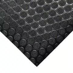 Coin Grip 4 Ft. X 9 Ft. Dark Grey Commercial Grade PVC Flooring