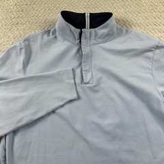Footjoy 1/4 Zip Men’s Large Golf Pullover Baby Blue Preppy Performance Casual