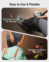 QUINEAR Cordless Calf Massager with Heat and Compression, Leg Massager for Ci…