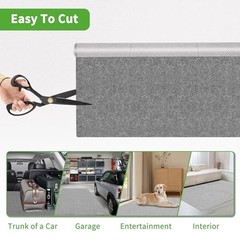 Golf Cart Garage Floor Mat (8.85×5.0 ft) – Oil Absorbent, Waterproof & Grey