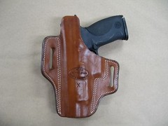 Azula Leather OWB 2 Slot Pancake Belt Holster CCW For…Choose Gun & Color – B
