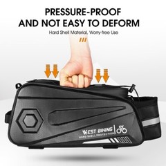 WEST BIKING Waterproof MTB Bike Pannier Bag Bicycle Rear Rack Pack Carrier Bag