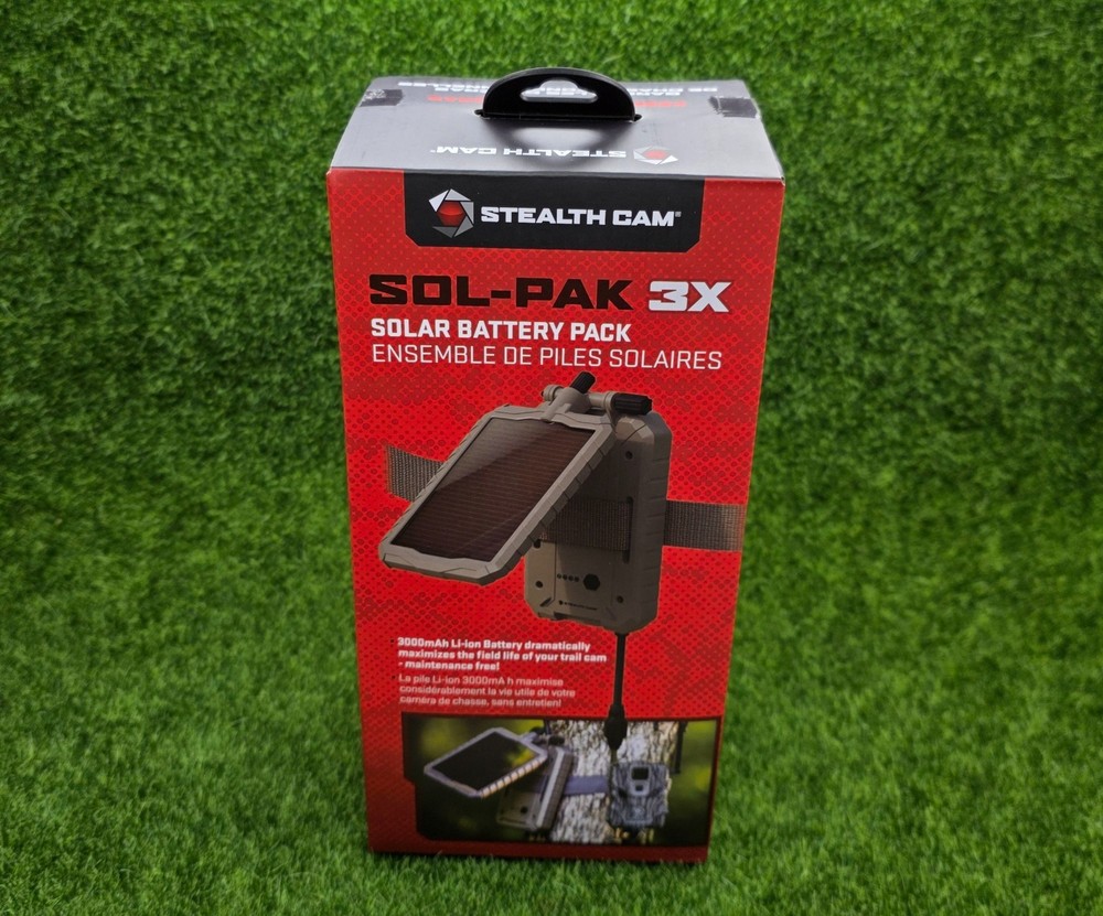 StealthCam 2-in-1 Stealth Solar Power Panel/Rechargeable Battery Pack – STC-SOLP
