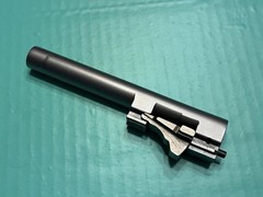 USED FACTORY BERETTA 92FS STAINLESS STEEL BARREL LUG PLASTIC GUIDE ROD INOX