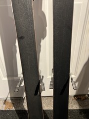 K2 FOUR R Mountain Skis 160cm w/ MARKER M 900 Bindings Blue