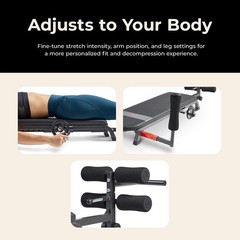 Sunny Health & Fitness Adjustable Stretch and Decompression Table – SF-BH624089