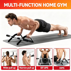 Doorway Chin Up Bar Pull Up Bar Sit Up Mutil-Function Home Gym Strength Training