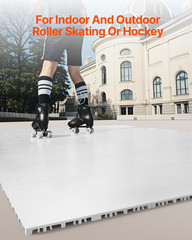 Dryland Tiles for Hockey Floor Mat, 12 X 12 in 15 Pcs Interlocking Versatile Tra