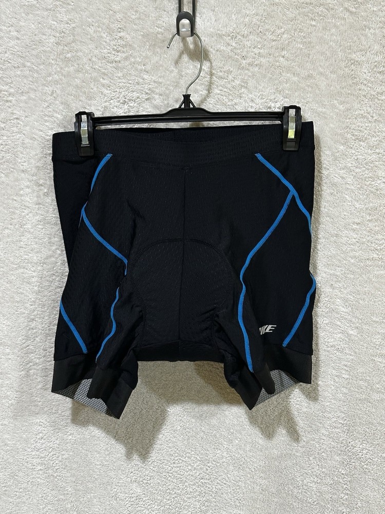 Souke Sports Size Large Black Compression Padded Bike Shorts Cycling, Sports