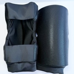 Pro Grade Wrestling ELBOW PADS Glossy Black elbowpads Custom Gear S/M/L/XL