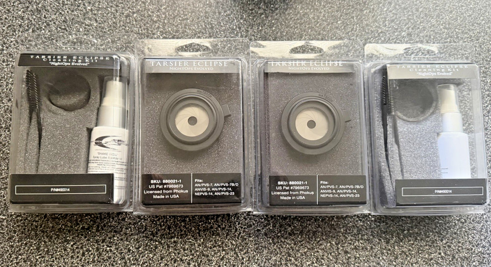 Tarsier Eclipse 37mm Objective Lens Cover Gen 3 Light Control + Cleaning Kit