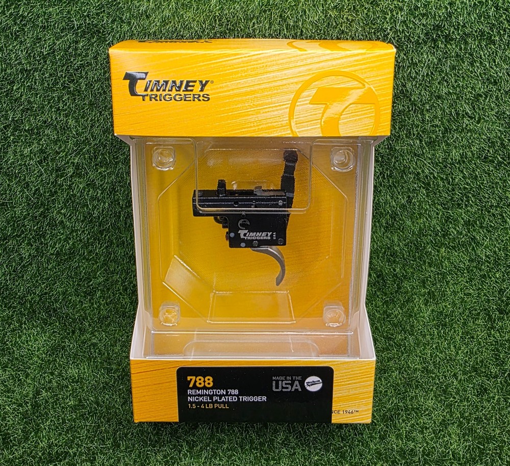 Timney Triggers Remington 788 2lb Curved Adjustable Drop-In Trigger – 788