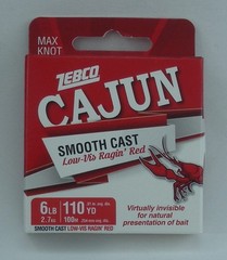 Zebco 2136276 Cajun Red Low Visibility Line 330 Yards 4 Lb. Test