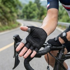 Unisex Half Finger Bike Gloves Breathable Non-Slip Summer Fitness Sports Gloves