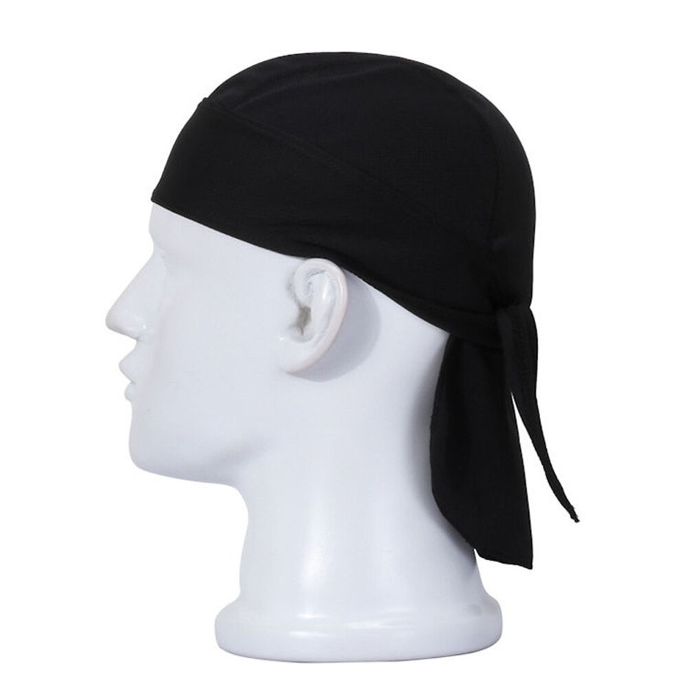 Skull Caps Wicking Beanie Bandanas Cycling Running Adjustable Headwrap Headband