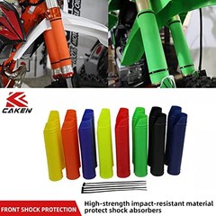 10.6 inch Motorcycle Front Shock Fork Cover Lower Fork Cover Set,Strong white