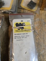 (1) weaver scope mount bases #47-89 (sold individually)