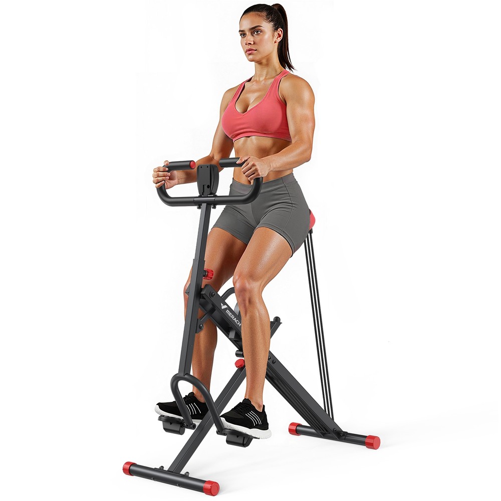 MERACH R07 2 in 1 Squat Rowing Machine Easy Setup & Foldable Exercise Equipment